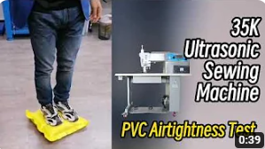 Test di tenuta all'aria del PVC della macchina da cucire a ultrasuoni da 35 kHz