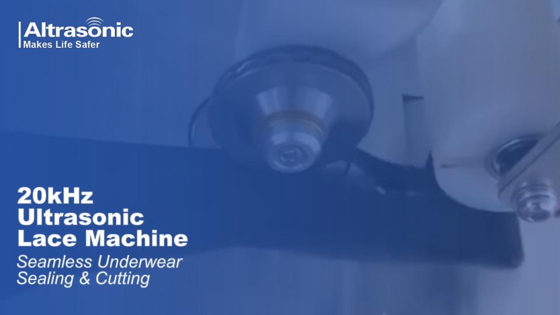Ultrasonic technology can be used in the manufacture of seamless underwear